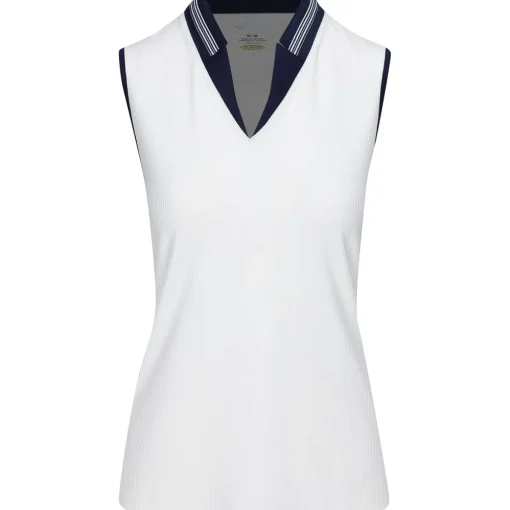 Greg Norman Lumina Sleeveless Shirt Polo Short Sleeve Golf Apparel