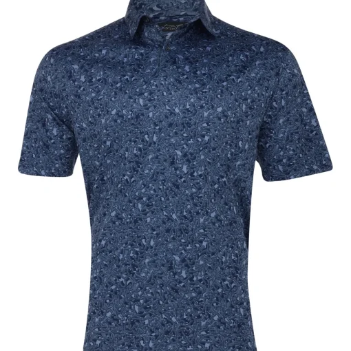 Greg Norman Marble Shark ML75 Polo Shirt Polo Short Sleeve Golf Apparel