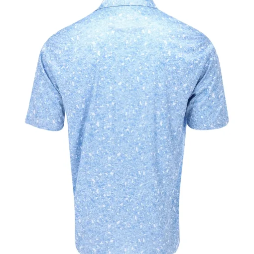 Greg Norman Marble Shark ML75 Polo Shirt Polo Short Sleeve Golf Apparel
