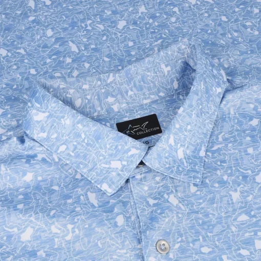 Greg Norman Marble Shark ML75 Polo Shirt Polo Short Sleeve Golf Apparel