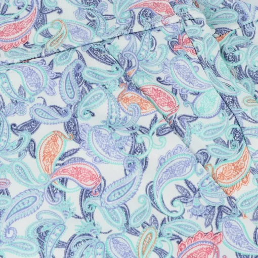 Greg Norman ML75 17" Paisley Print Pull-On Skort Regular Golf Apparel