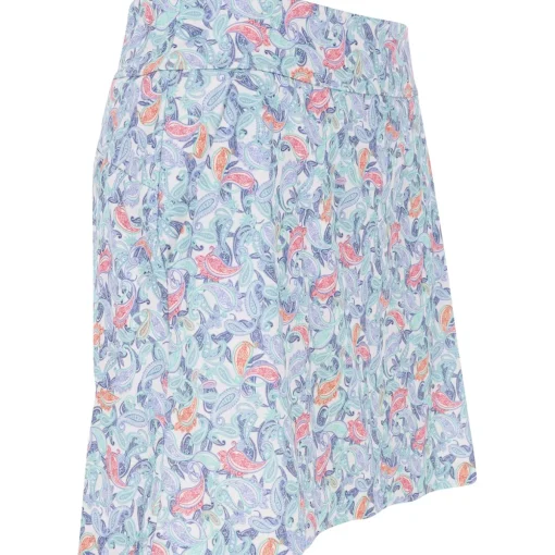 Greg Norman ML75 17" Paisley Print Pull-On Skort Regular Golf Apparel