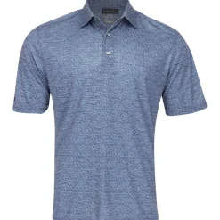 Greg Norman ML75 Across the Sky Shirt Polo Short Sleeve Golf Apparel