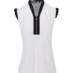 Greg Norman ML75 Belle Stretch Sleeveless Shirt Polo Short Sleeve Golf Apparel