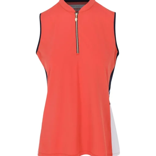 Greg Norman ML75 Cabana Sleeveless Shirt Polo Short Sleeve Golf Apparel