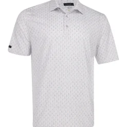 Greg Norman ML75 Flamingo Stretch Shirt Polo Short Sleeve Golf Apparel