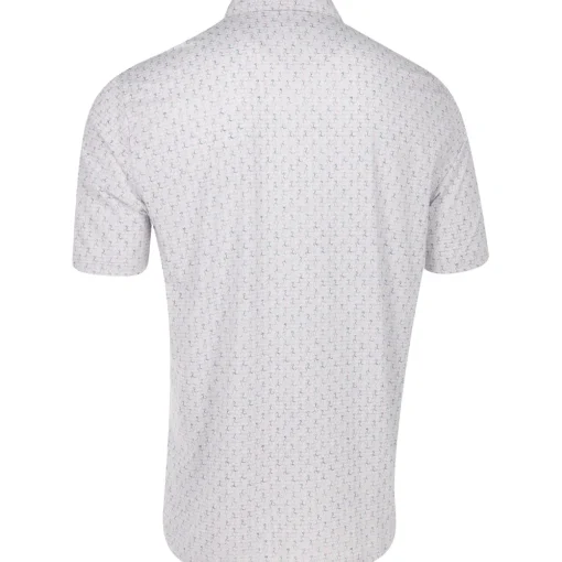 Greg Norman ML75 Flamingo Stretch Shirt Polo Short Sleeve Golf Apparel