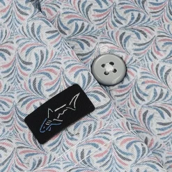 Greg Norman ML75 Island Flora Stretch Shirt Polo Short Sleeve Golf Apparel