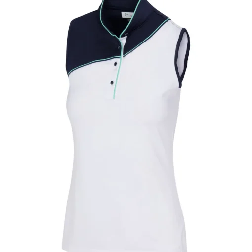 Greg Norman ML75 La Palma Sleeveless Shirt Polo Short Sleeve Golf Apparel