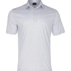 Greg Norman ML75 Micro Lux Origami Print Shirt Polo Short Sleeve Golf Apparel