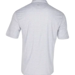 Greg Norman ML75 Micro Lux Origami Print Shirt Polo Short Sleeve Golf Apparel