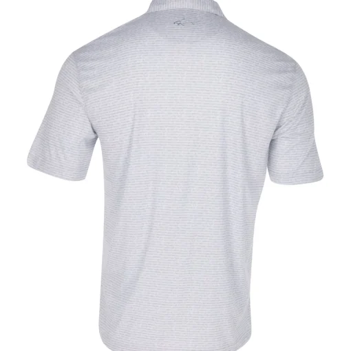 Greg Norman ML75 Micro Lux Origami Print Shirt Polo Short Sleeve Golf Apparel