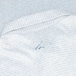Greg Norman ML75 Micro Lux Origami Print Shirt Polo Short Sleeve Golf Apparel