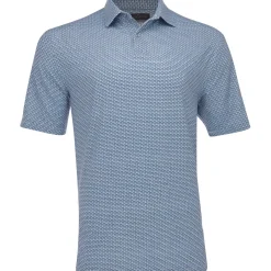 Greg Norman ML75 Micro Shark Fin Shirt Polo Short Sleeve Golf Apparel
