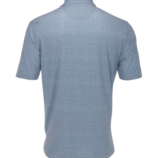 Greg Norman ML75 Micro Shark Fin Shirt Polo Short Sleeve Golf Apparel