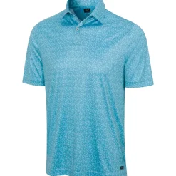 Greg Norman ML75 Micro Shark Fin Shirt Polo Short Sleeve Golf Apparel