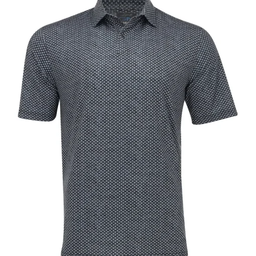 Greg Norman ML75 Micro Shark Fin Shirt Polo Short Sleeve Golf Apparel