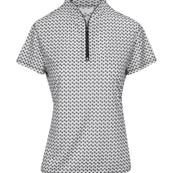 Greg Norman ML75 Microlux Fan Shirt Polo Short Sleeve Golf Apparel