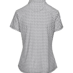 Greg Norman ML75 Microlux Fan Shirt Polo Short Sleeve Golf Apparel