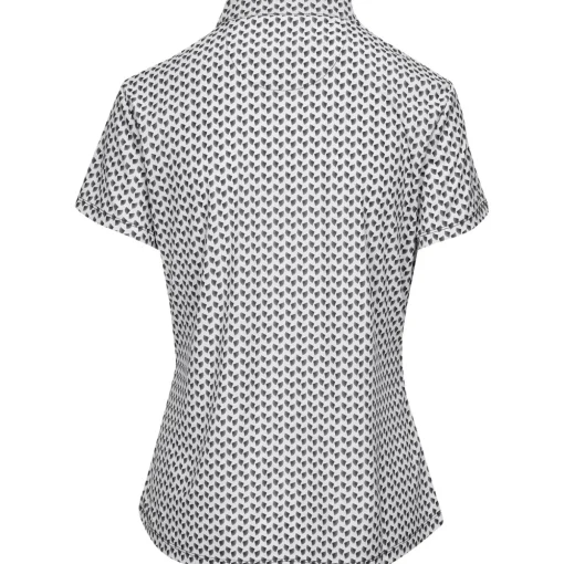 Greg Norman ML75 Microlux Fan Shirt Polo Short Sleeve Golf Apparel
