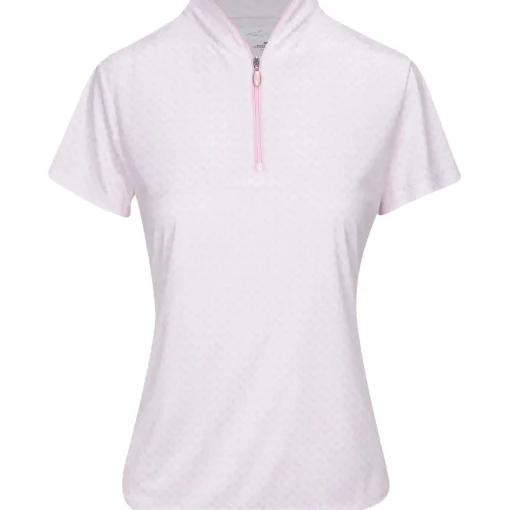 Greg Norman ML75 Microlux Fan Shirt Polo Short Sleeve Golf Apparel