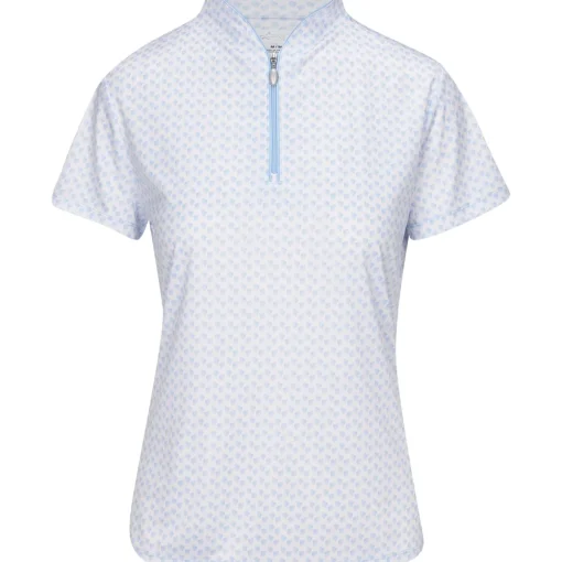 Greg Norman ML75 Microlux Fan Shirt Polo Short Sleeve Golf Apparel