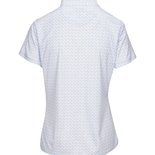 Greg Norman ML75 Microlux Fan Shirt Polo Short Sleeve Golf Apparel