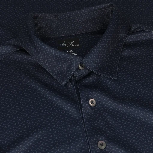 Greg Norman ML75 Microlux Flag Polo Shirt Polo Short Sleeve Golf Apparel
