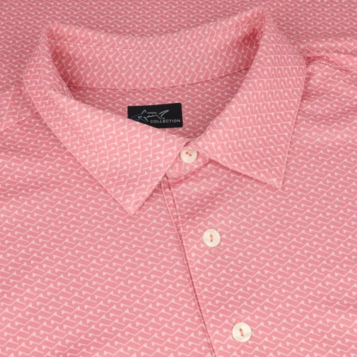 Greg Norman ML75 Microlux Flag Polo Shirt Polo Short Sleeve Golf Apparel