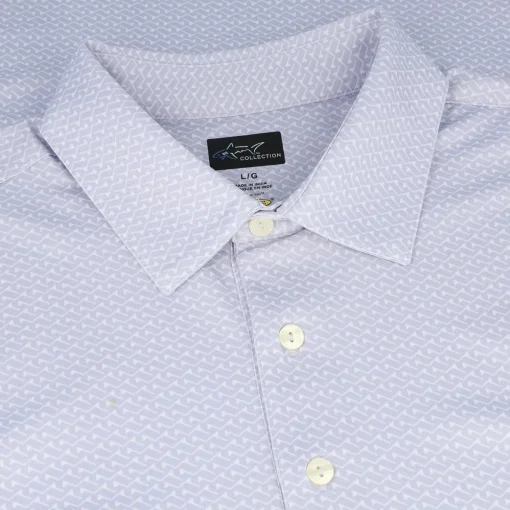 Greg Norman ML75 Microlux Flag Polo Shirt Polo Short Sleeve Golf Apparel