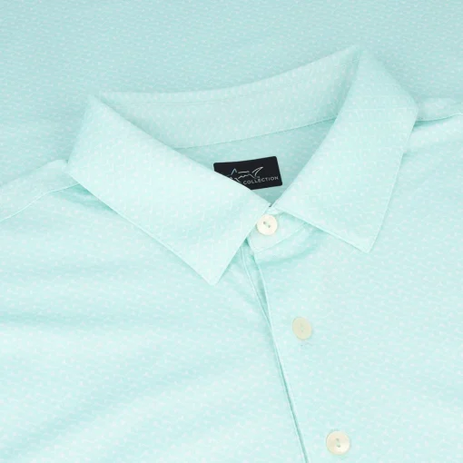 Greg Norman ML75 Microlux Flag Polo Shirt Polo Short Sleeve Golf Apparel