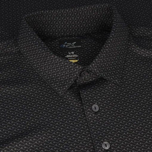 Greg Norman ML75 Microlux Flag Polo Shirt Polo Short Sleeve Golf Apparel