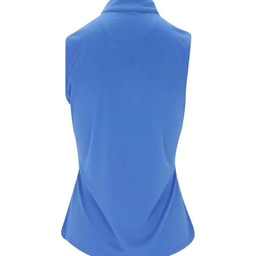 Greg Norman ML75 Microlux Pearl Studded Sleeveless Shirt Polo Short Sleeve Golf Apparel