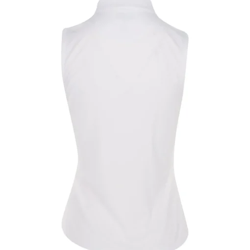 Greg Norman ML75 Microlux Pearl Studded Sleeveless Shirt Polo Short Sleeve Golf Apparel