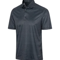 Greg Norman ML75 Recycled Microlux Fin Stripe Shirt Polo Short Sleeve Golf Apparel