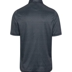 Greg Norman ML75 Recycled Microlux Fin Stripe Shirt Polo Short Sleeve Golf Apparel
