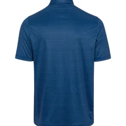Greg Norman ML75 Recycled Microlux Fin Stripe Shirt Polo Short Sleeve Golf Apparel