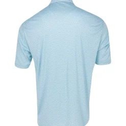 Greg Norman ML75 Recycled Microlux Fin Stripe Shirt Polo Short Sleeve Golf Apparel