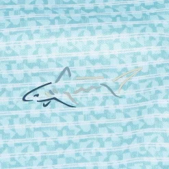 Greg Norman ML75 Recycled Microlux Fin Stripe Shirt Polo Short Sleeve Golf Apparel