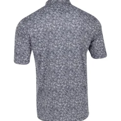 Greg Norman ML75 Recycled Microlux Vine Print Shirt Polo Short Sleeve Golf Apparel