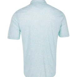 Greg Norman ML75 Recycled Microlux Vine Print Shirt Polo Short Sleeve Golf Apparel