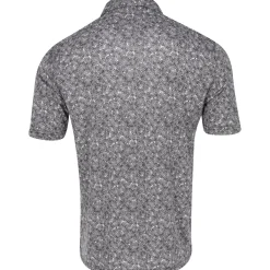 Greg Norman ML75 Recycled Microlux Vine Print Shirt Polo Short Sleeve Golf Apparel