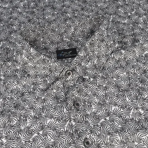Greg Norman ML75 Recycled Microlux Vine Print Shirt Polo Short Sleeve Golf Apparel