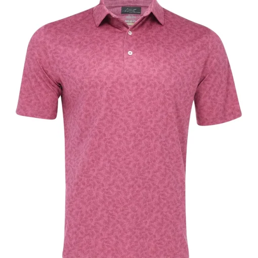 Greg Norman ML75 Recycled Microlux Rye Grass Shirt Polo Short Sleeve Golf Apparel
