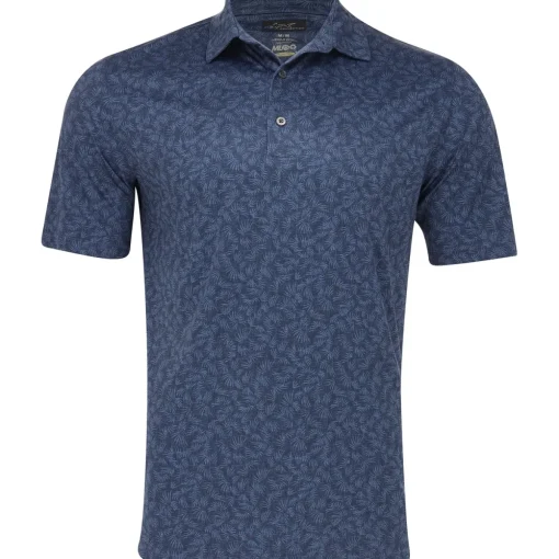 Greg Norman ML75 Recycled Microlux Rye Grass Shirt Polo Short Sleeve Golf Apparel