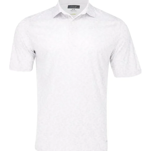 Greg Norman ML75 Recycled Microlux Rye Grass Shirt Polo Short Sleeve Golf Apparel