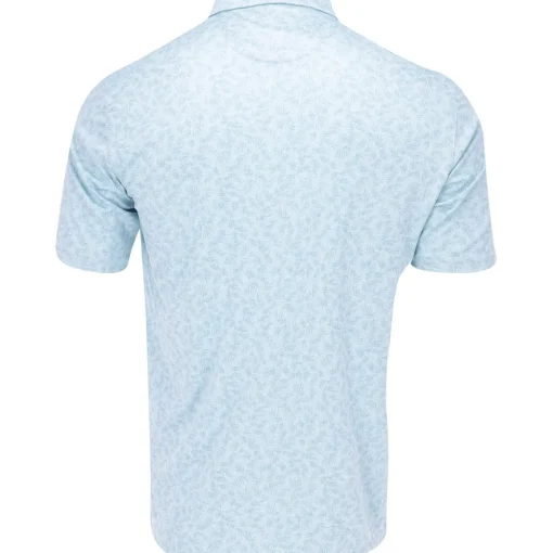 Greg Norman ML75 Recycled Microlux Rye Grass Shirt Polo Short Sleeve Golf Apparel