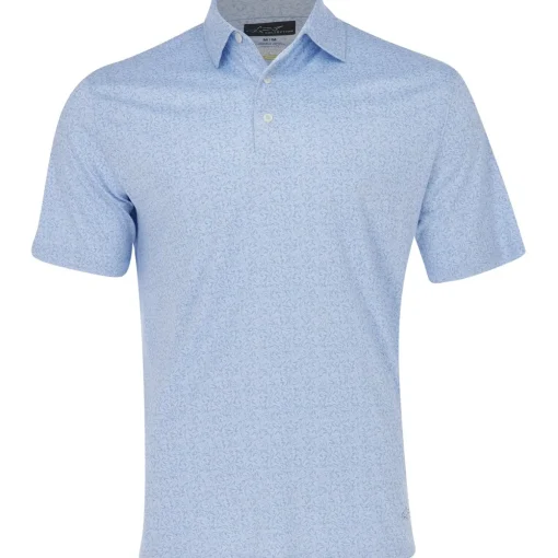 Greg Norman ML75 Recycled Microlux Boomerang Polo Shirt Polo Short Sleeve Golf Apparel