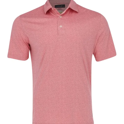 Greg Norman ML75 Recycled Microlux Boomerang Polo Shirt Polo Short Sleeve Golf Apparel