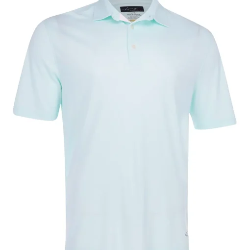 Greg Norman ML75 Recycled Microlux Mesh Polo Shirt Polo Short Sleeve Golf Apparel